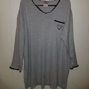Vintage 90s Disney Store Mickey Night Gown Shirt